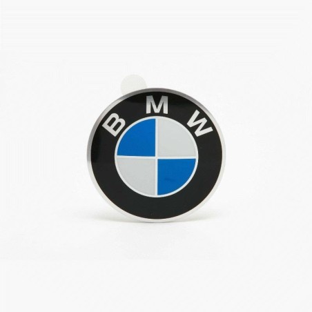 Emblema BMW fondo in alluminio