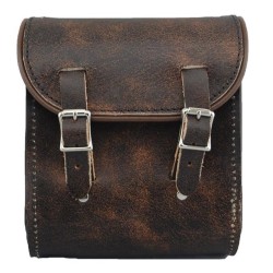 Universal Leather Sissy Bar Bag - Rustic Brown