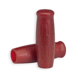 22mm Lowbrow Customs Classic Grips Metalflake Red 7/8"