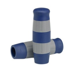 25mm Lowbrow Customs Flying Monkey Grips Blue And Gray Stripes 1"