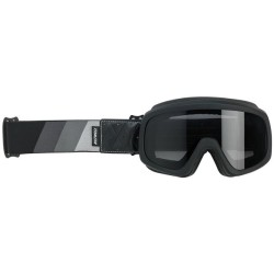 Tri-Stripe Overland Goggle 2.0, Satin Black, Silver-Grey-Black