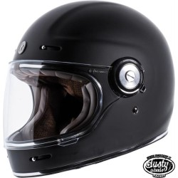 T-1 Torc Retro Full Face Helmet Flat Black