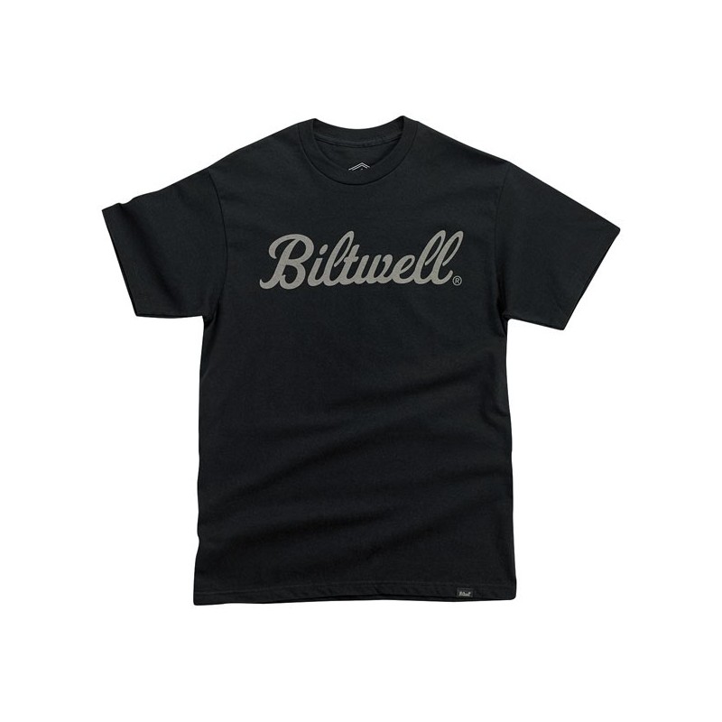 BILTWELL SCRIPT T-SHIRT BLACK