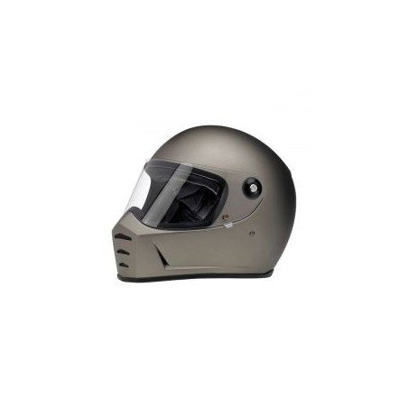 BILTWELL Lane Splitter Helmet, ECE Approved, Flat Titanium