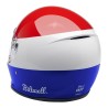 BILTWELL Lane Splitter Helmet Podium, ECE Approved, Gloss Red/White/Blue